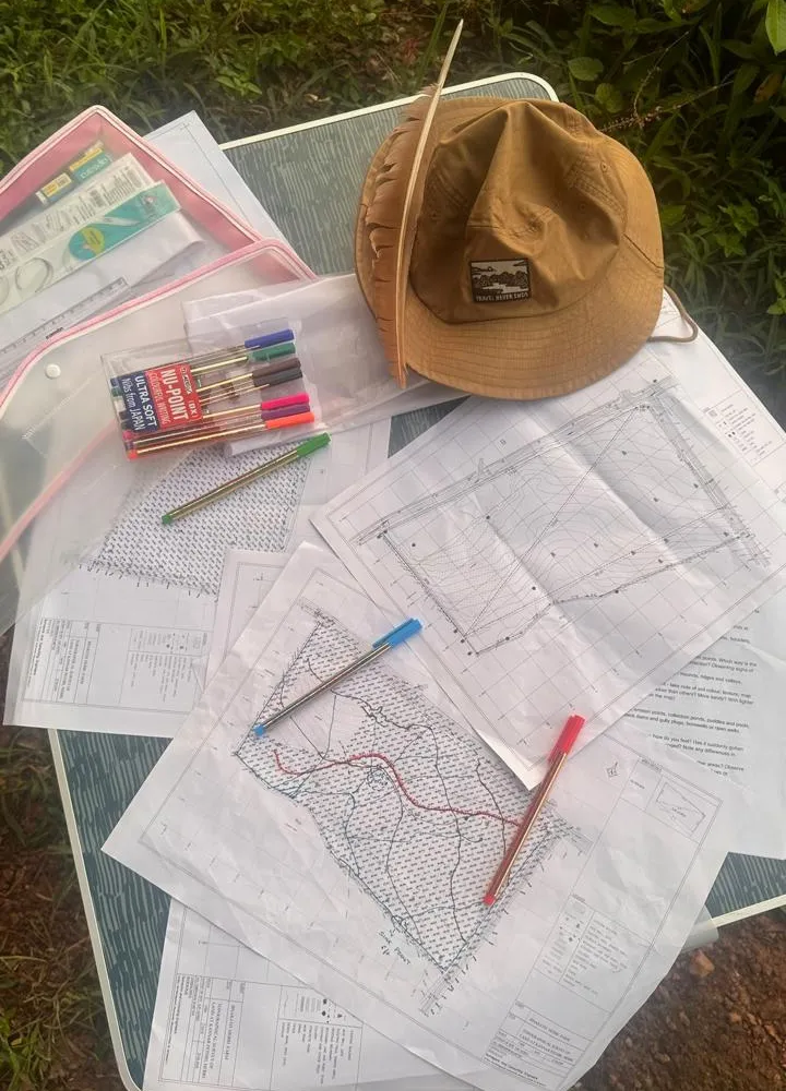 On-site land assessment and soil testing by Hasiru Agro agronomists